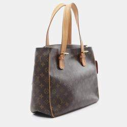Pre Owned Louis Vuitton Multipli Cite Brown Monogram Canvas Top Handle Bag