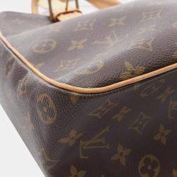 Pre Owned Louis Vuitton Multipli Cite Brown Monogram Canvas Top Handle Bag