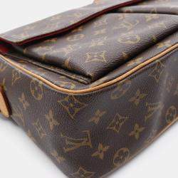 Louis Vuitton Vivacite GM Brown Monogram Canvas Shoulder Bag