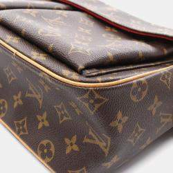 Louis Vuitton Vivacite GM Brown Monogram Canvas Shoulder Bag