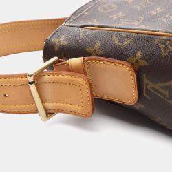 Louis Vuitton Vivacite GM Brown Monogram Canvas Shoulder Bag