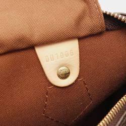 Louis Vuitton Speedy 30 Brown Monogram Canvas Top Handle Bag