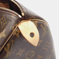 Louis Vuitton Speedy 30 Brown Monogram Canvas Top Handle Bag