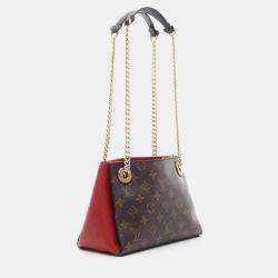 Pre Owned Louis Vuitton Surene BB Cerise Monogram Canvas Shoulder Bag