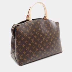 Louis Vuitton Petit Palais MM Brown Monogram Canvas Top Handle Bag