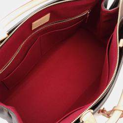 Louis Vuitton Petit Palais MM Brown Monogram Canvas Top Handle Bag