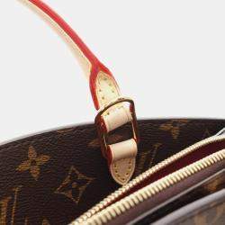 Louis Vuitton Petit Palais MM Brown Monogram Canvas Top Handle Bag