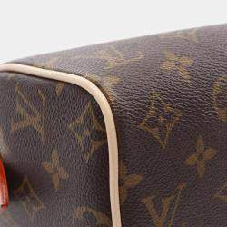 Louis Vuitton Speedy Bandouliere 20 Beige Monogram Canvas Top Handle Bag