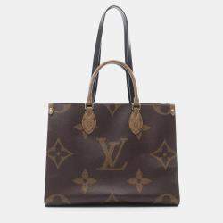 Louis Vuitton OnTheGo MM Brown Monogram Giant Canvas Tote Bag