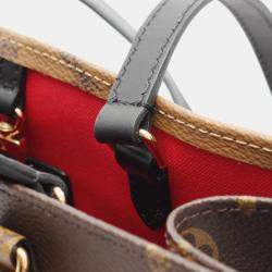 Pre Owned Louis Vuitton OnTheGo MM Brown/Beige Monogram Giant Canvas Tote Bag