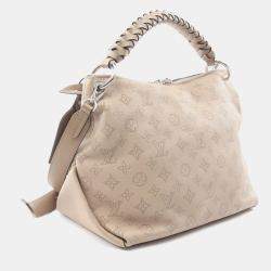 Louis Vuitton Beaubourg Hobo Galet Mahina Leather Shoulder Bag