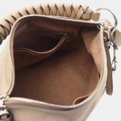 Louis Vuitton Beaubourg Hobo Galet Mahina Leather Shoulder Bag