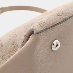 Louis Vuitton Beaubourg Hobo Galet Mahina Leather Shoulder Bag
