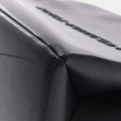 Louis Vuitton Shopper Tote MM Black Leather Tote Bag