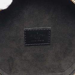 Pre Owned Louis Vuitton Cannes Brown Black Coated Canvas Leather Handbag