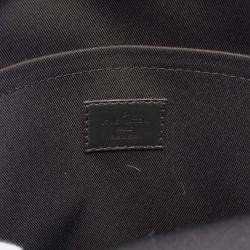 Louis Vuitton Pilot Black  Leather Waist Bag 