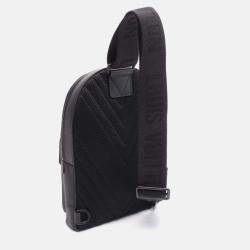 Louis Vuitton Pilot Black  Leather Waist Bag 