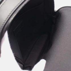 Louis Vuitton Pilot Black  Leather Waist Bag 