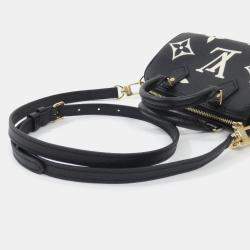 Louis Vuitton Bicolor Monogram Empreinte Nano Speedy Boston Bag