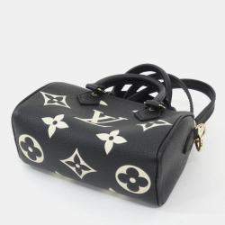 Louis Vuitton Bicolor Monogram Empreinte Nano Speedy Boston Bag