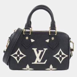 Louis Vuitton Bicolor Monogram Empreinte Nano Speedy Boston Bag