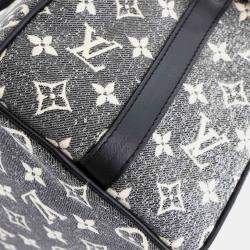 Louis Vuitton Monogram Jacquard Denim Speedy Bandouliere 25 2Way Hand Shoulder Bag Gray