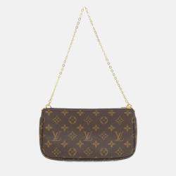 Pre Owned Louis Vuitton Multi Pochette Accessoires Monogram Canvas Shoulder Bag