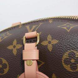 Pre Owned Louis Vuitton Petite Malle Souple Monogram Canvas Handbag