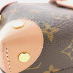 Pre Owned Louis Vuitton Petite Malle Souple Monogram Canvas Handbag