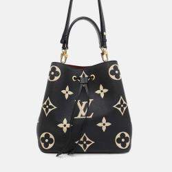 Louis Vuitton Neonoe MM Black Bicolor Monogram Empreinte Shoulder Bag