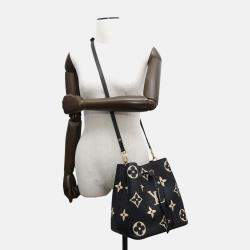 Louis Vuitton Neonoe MM Black Bicolor Monogram Empreinte Shoulder Bag
