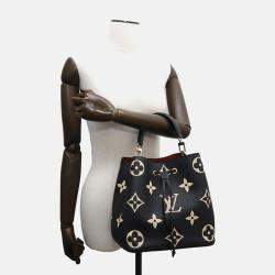 Louis Vuitton Neonoe MM Black Bicolor Monogram Empreinte Shoulder Bag