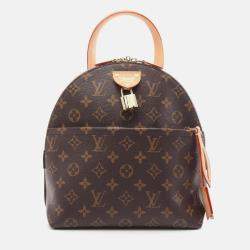 Louis Vuitton Moon Brown Coated Canvas Leather Backpack
