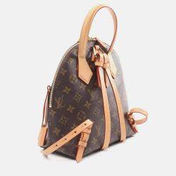 Louis Vuitton Moon Brown Coated Canvas Leather Backpack
