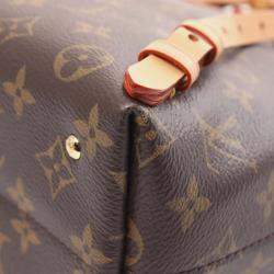 Louis Vuitton Moon Brown Coated Canvas Leather Backpack