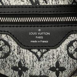 Louis Vuitton Speedy Bandouliere 25 Gray Black Monogram Jacquard Shoulder Bag