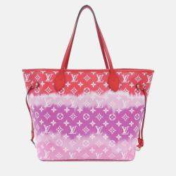 Pre Owned Louis Vuitton Neverfull MM Escale Rouge Tote Bag