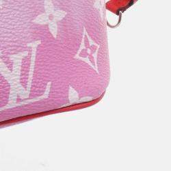 Pre Owned Louis Vuitton Neverfull MM Escale Rouge Tote Bag