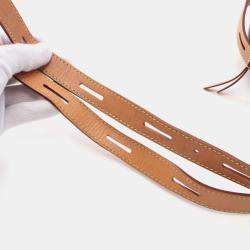 Pre Owned Louis Vuitton Boite Chapeau Souple Brown Coated Canvas Leather Shoulder Bag