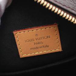Pre Owned Louis Vuitton Boite Chapeau Souple Brown Coated Canvas Leather Shoulder Bag