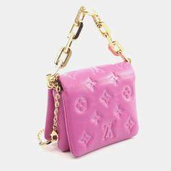 Louis Vuitton Coussin Pink Leather Shoulder Bag