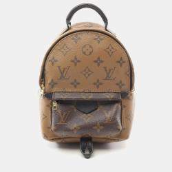 Louis Vuitton Palm Springs Mini Brown Monogram Reverse Coated Canvas Leather Backpack