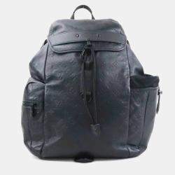 Pre Owned Louis Vuitton Discovery Black Monogram Shadow Backpack