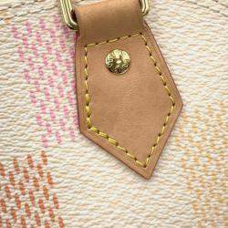 Louis Vuitton Alma BB Peach Damier Ebene Shoulder Bag