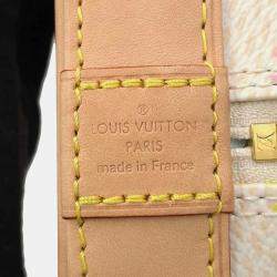Louis Vuitton Alma BB Peach Damier Ebene Shoulder Bag
