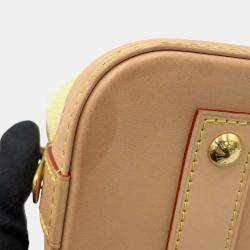 Louis Vuitton Alma BB Peach Damier Ebene Shoulder Bag