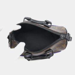 Louis Vuitton Keepall XS Black Monogram Rubber Shoulder Bag