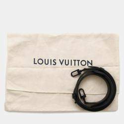 Louis Vuitton Keepall XS Black Monogram Rubber Shoulder Bag