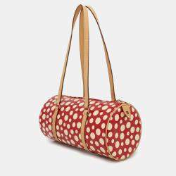 Louis Vuitton Papillon Infinity Dot Yayoi Kusama Rouge Monogram Vernis Shoulder Bag