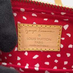 Louis Vuitton Papillon Infinity Dot Yayoi Kusama Rouge Monogram Vernis Shoulder Bag